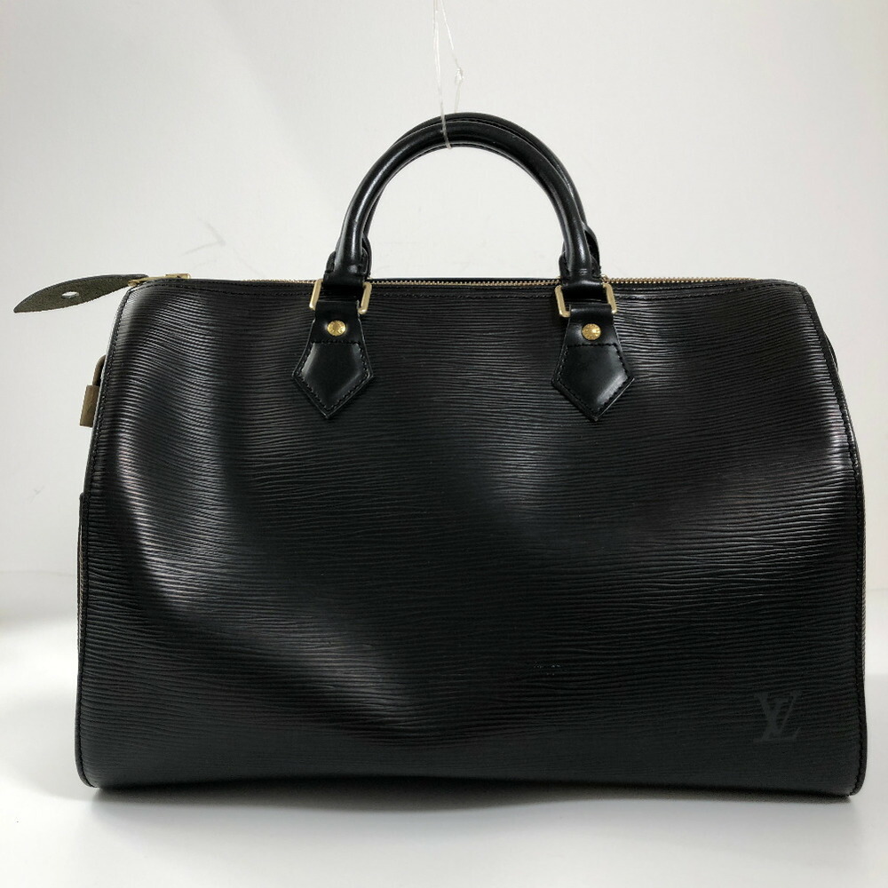 Louis Vuitton Boston Bag Epi Speedy 30 Hand M43002 Leather Noir Black  Ladies LOUIS VUITTON