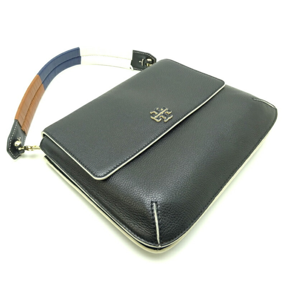 Leather handbag Tory Burch Black in Leather - 27478144