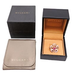 Bvlgari Diva's Dream Pink Tourmaline Women's Ring 750 Gold 11.5