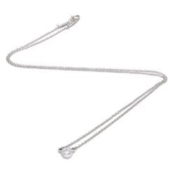 Tiffany Visor Yard Diamond Women's Necklace Pt950 Platinum