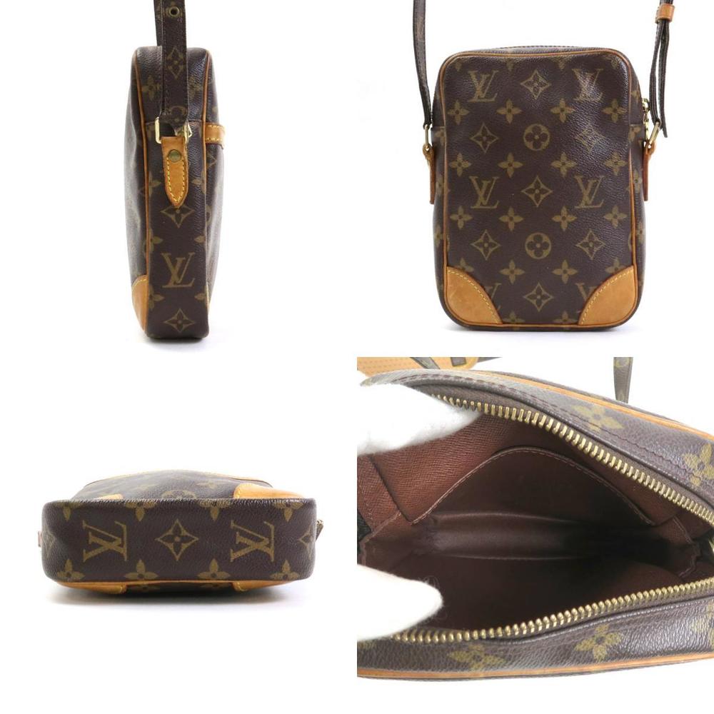 Authentic Louis Vuitton Monogram Danube Shoulder Cross Body Bag M45266 LV  Brown