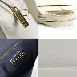Loewe LOEWE handbag anagram leather off-white ladies