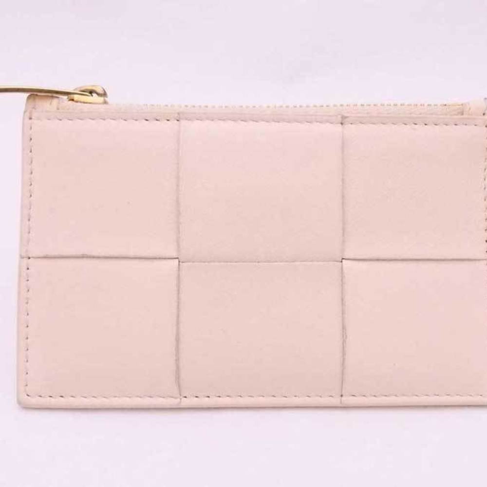 Burberry Card Coin Case (5 Card Slot) Card Case Beige in Leather