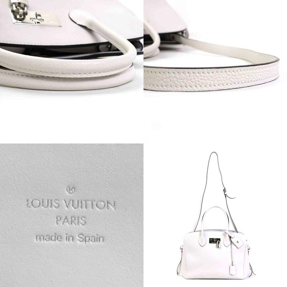 Louis Vuitton Milla MM M55024 Women's Handbag,Shoulder Bag White