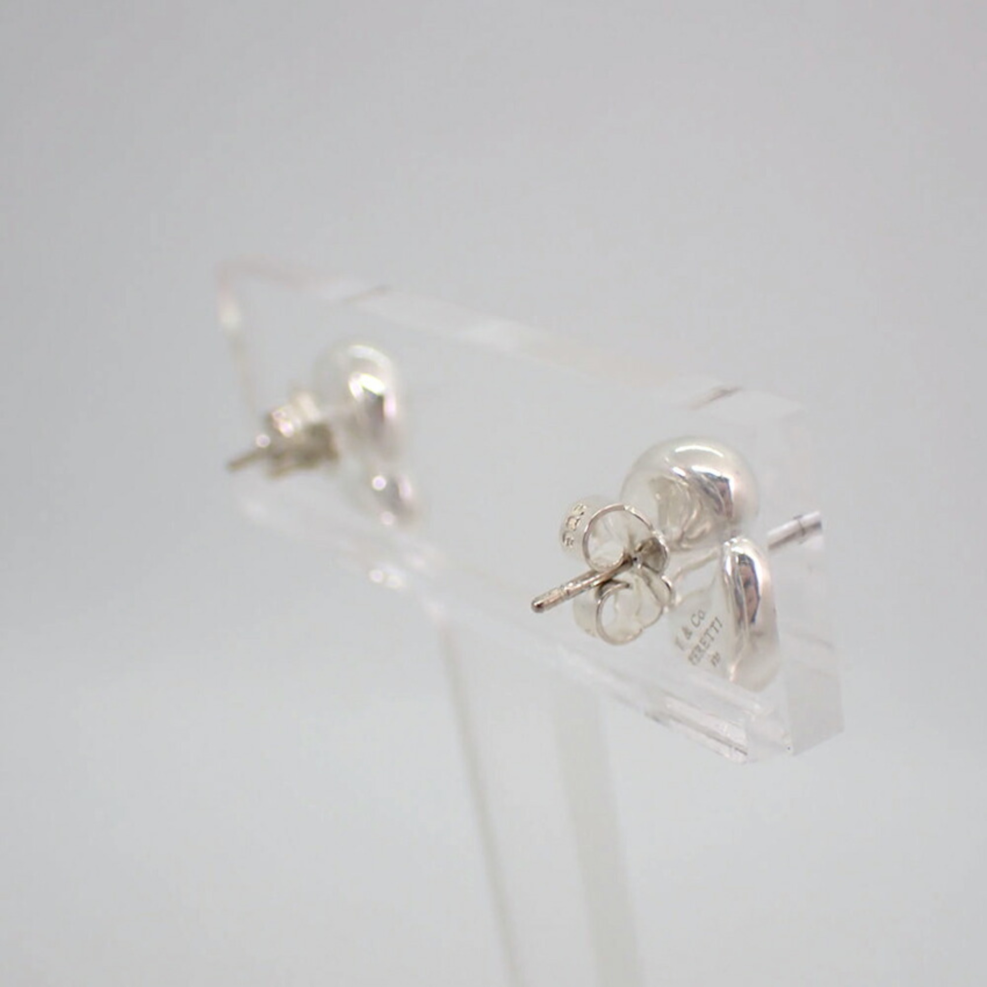 TIFFANY Tiffany 925 double teardrop earrings