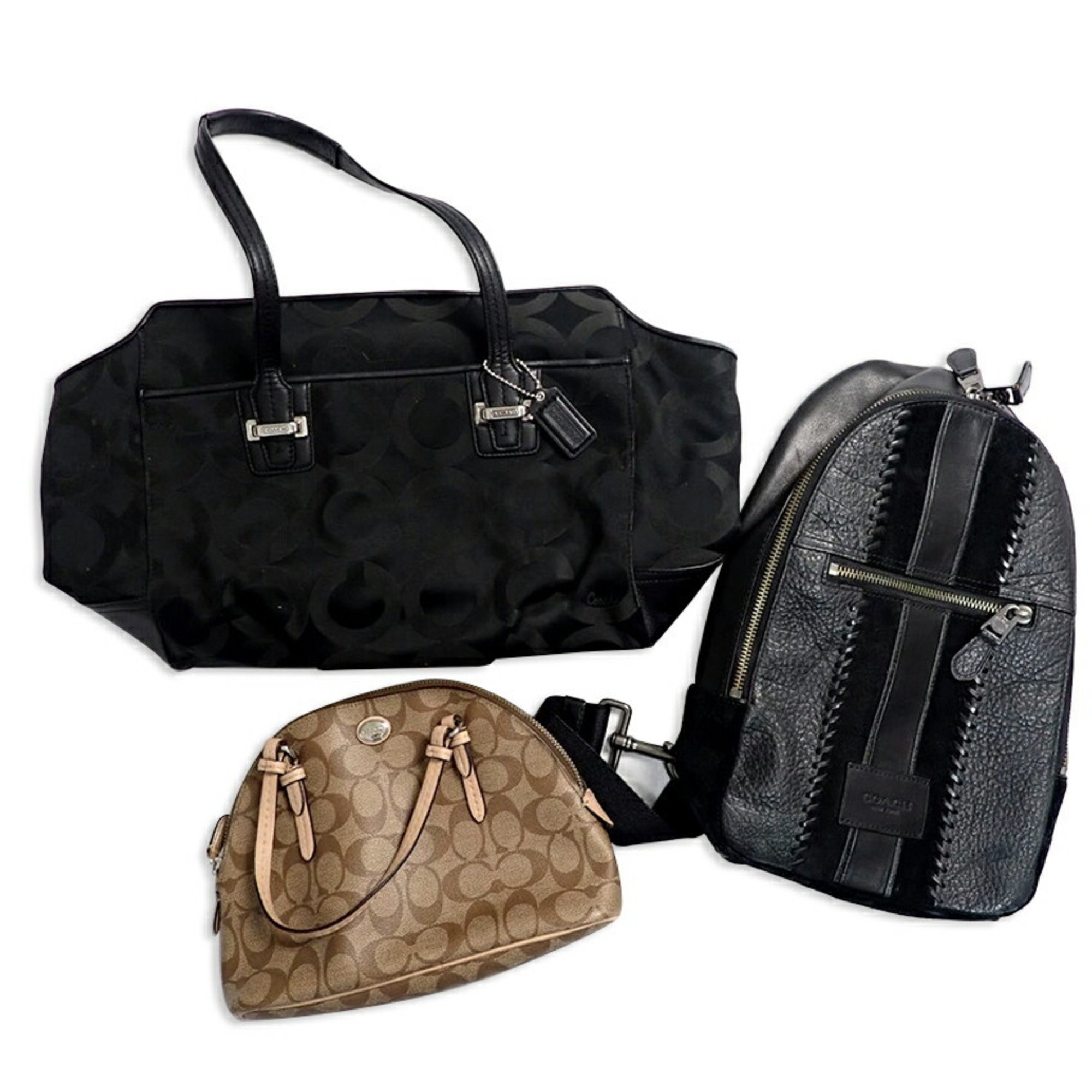 COACH coach three points set bag