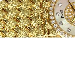 Piaget 9706D23 Tradition Shell Diamond Watch K18 Yellow Gold K18YG Women's PIAGET
