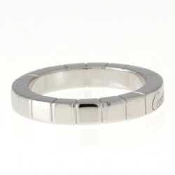 Cartier CARTIER Laniere Ring No. 7 #47 18K K18 White Gold Women's