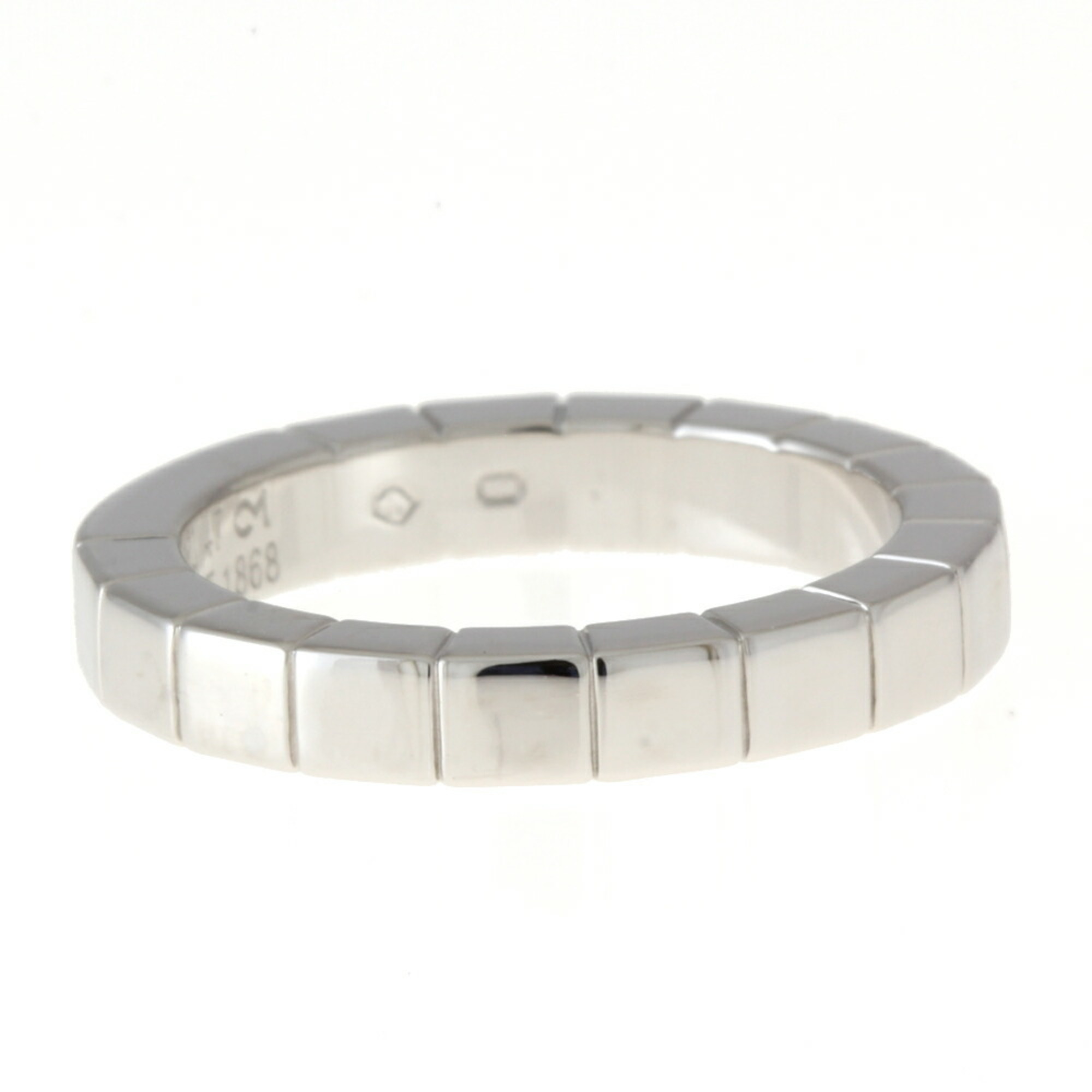 Cartier CARTIER Laniere Ring No. 7 #47 18K K18 White Gold Women's