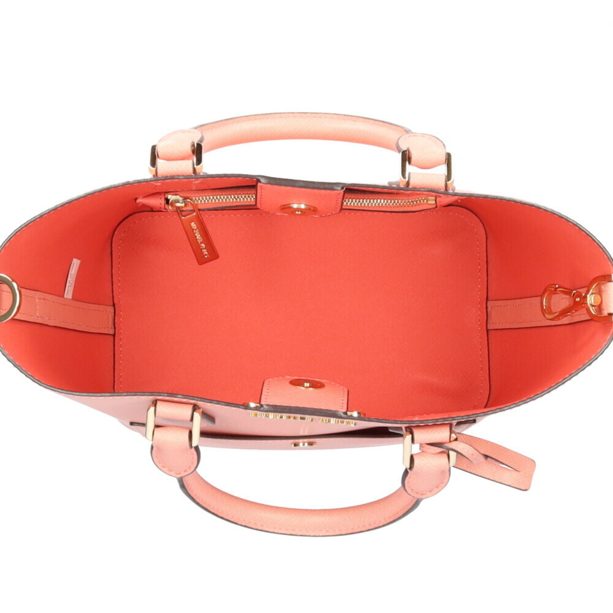 Michael Kors shoulder bag leather pink ladies
