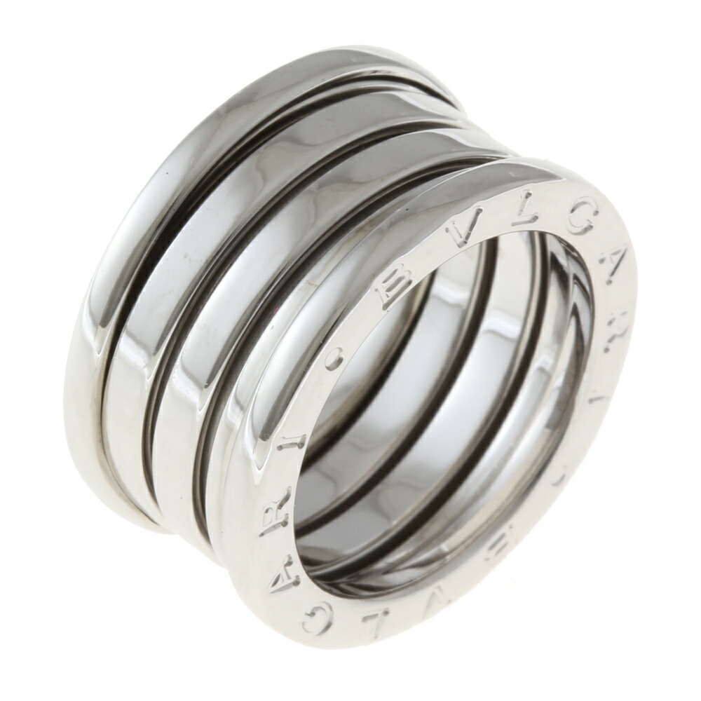 Bvlgari BVLGARI B.zero1 Ring No. 9.5 #50 4 Band 18K K18 White Gold