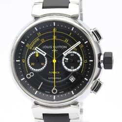 Polished LOUIS VUITTON Tambour Flyback Chronograph Limited Watch Q102B BF542553