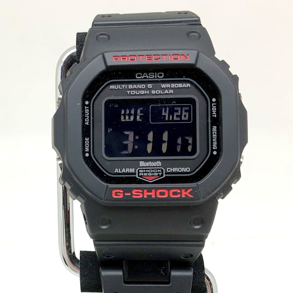 CASIO G-SHOCK G-Shock Casio watch GW-B5600HR-1JF origin ORIGIN electric  wave solar tough digital square face black red men eLADY Globazone