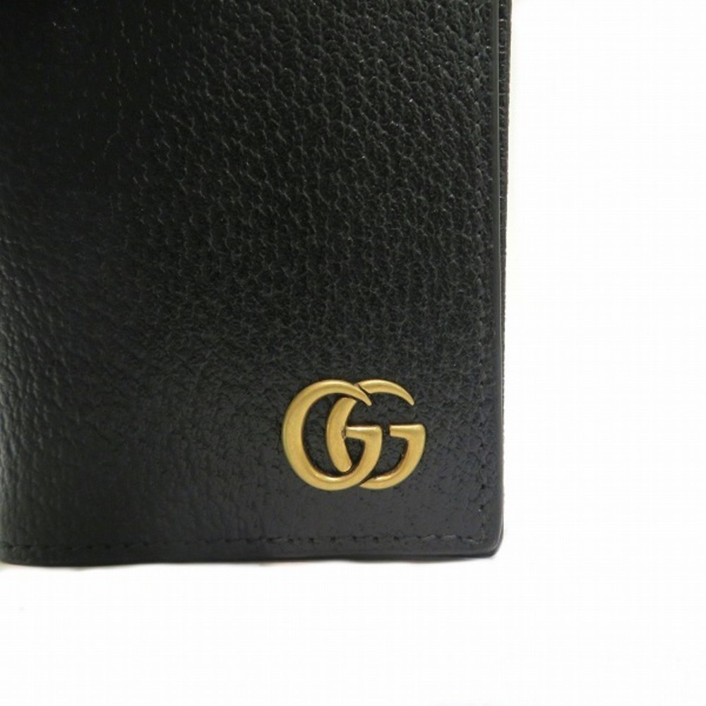 GUCCI] Gucci Business card holder GG Marmont 428737 Calf Black Unisex Card  Case S rank – KYOTO NISHIKINO