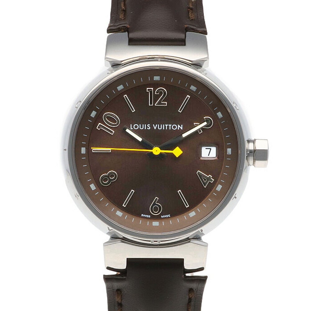 Louis Vuitton LOUIS VUITTON Tambour watch stainless steel Q1311 quartz  unisex
