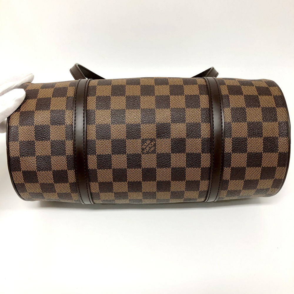 LOUIS VUITTON Louis Vuitton Papillon 30 N51303 Damier Brown Gold Metal  Fittings Handbag with Pouch Women's Ladies