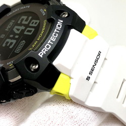 CASIO G-SHOCK G-Shock Casio watch GBD-H1000-1A7JR G-SQUAD training gear GPS  function smartphone link USB charging solar assist black white men's