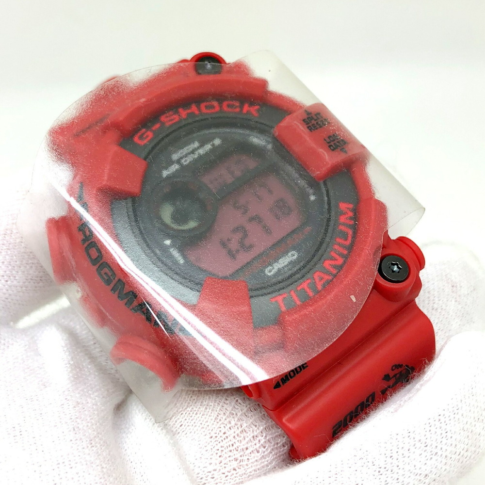 CASIO G-SHOCK G-Shock Casio Watch DW-8200NT2-4JR Frogman FROGMAN 2000  Reprint No Serial Master of G AD Special Model Red LCD Diving Frog | eLADY 