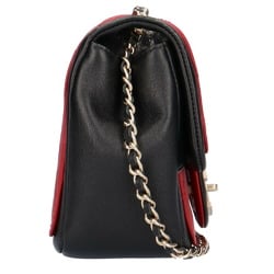 Chanel CHANEL chain matelasse shoulder bag lambskin red ladies