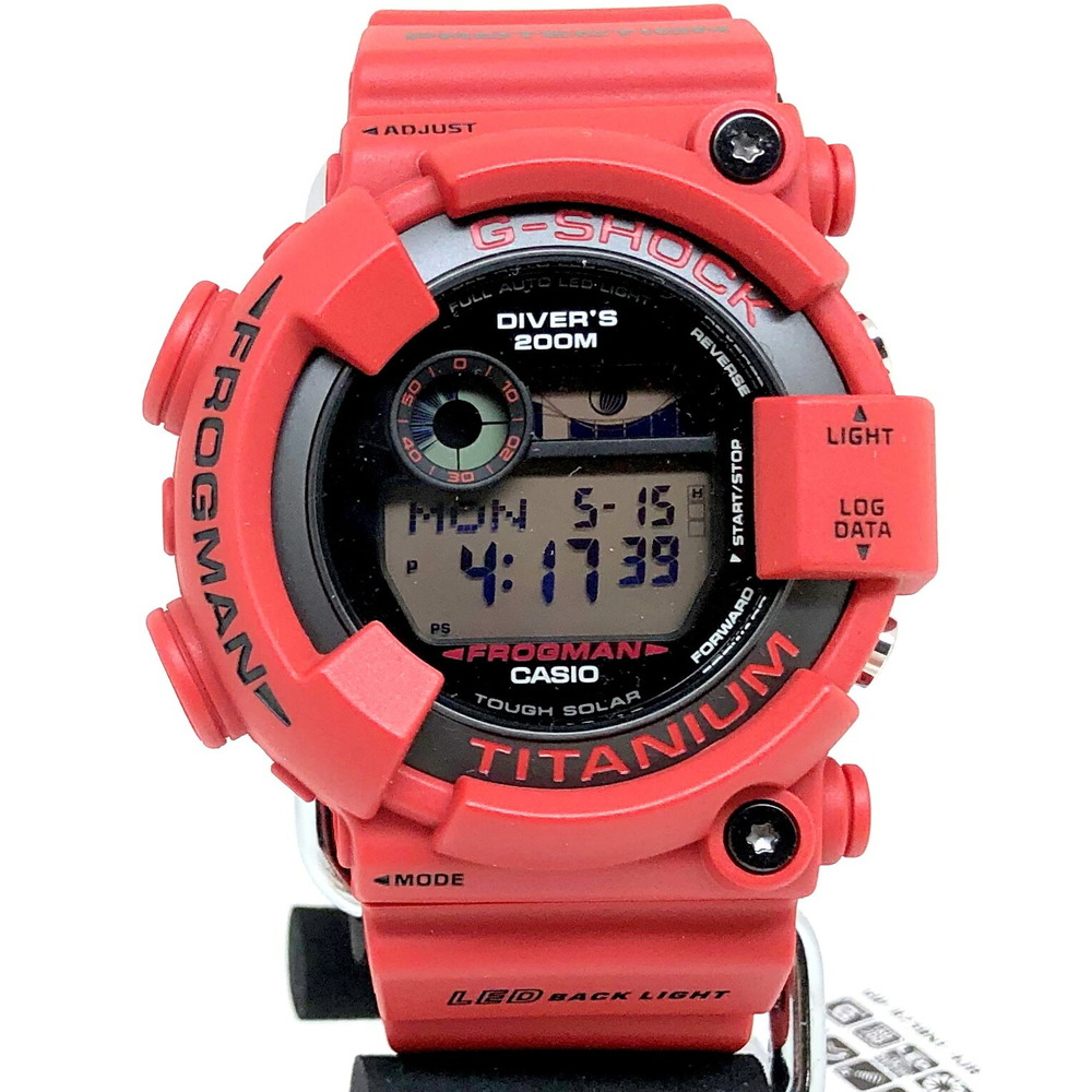 CASIO G-SHOCK G-Shock Casio Watch GW-8230NT-4JR FROGMAN Frogman 30th  Anniversary Reprint Model Red Digital Tough Solar Men's | eLADY Globazone