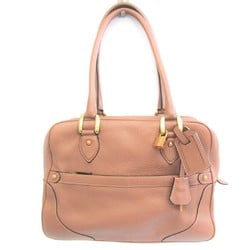 J&M Davidson MIA Women's Leather Tote Bag Pink Beige