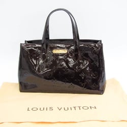 Louis Vuitton Monogram Vernis Wilshire PM M93641 Women's Handbag Amarante