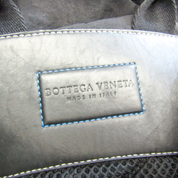 Bottega Veneta Women,Men Nylon,Leather Backpack Black,Blue