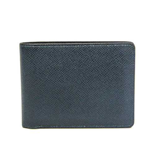 Louis Vuitton Blue Taiga Leather Multiple Wallet Louis Vuitton