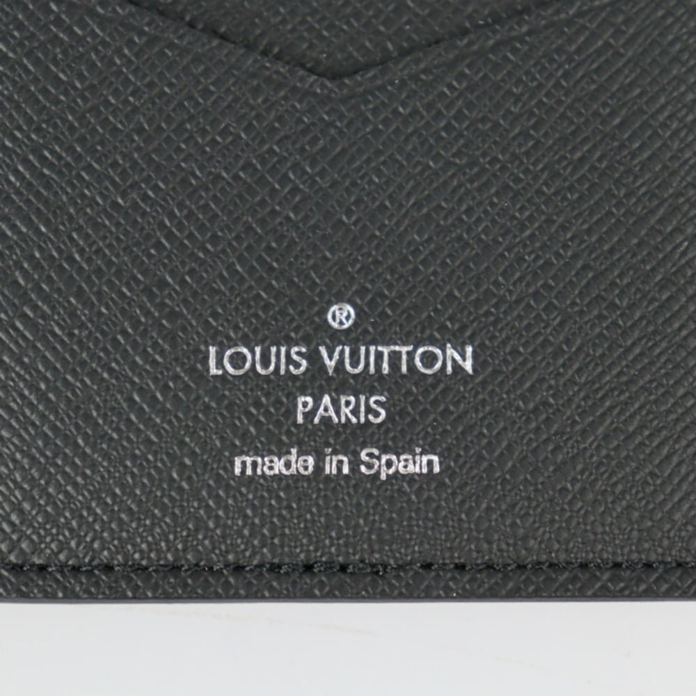 LOUIS VUITTON Louis Vuitton Organizer de Poche Card Case M61696 Monogram  Eclipse Leather Black Gray Bifold Business Holder Viton | eLADY Globazone