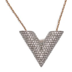 Louis Vuitton Essential V Necklace, Gold, One Size