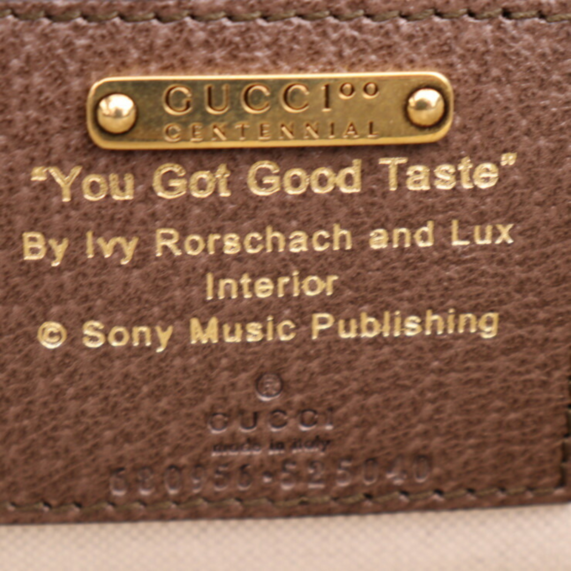 GUCCI Gucci 100th Anniversary Tote Bag 680956 Leather Brown Multicolor 2WAY Handbag Shoulder