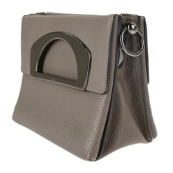 Christian Louboutin Passage Mini Handbag Leather Taupe Gunmetal Hardware 3WAY Shoulder Bag