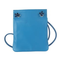 HERMES Hermes ALINE MINI Aline Mini Shoulder Bag Agno Milo Swift Blue Zanzibar Mykonos Silver Hardware Pochette U Engraved Bicolor
