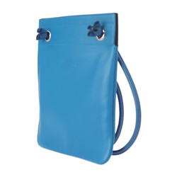 Hermes Aline Mini Aline Mini Shoulder Bag Agno Milo Swift Blue Zanzibar Mykonos Silver Hardware Pochette U Engraved Bicolor, Women's