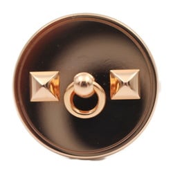 HERMES Hermes Collier Ethian Scarf Ring H602149S 00 Metal Rose Gold Studs Closure