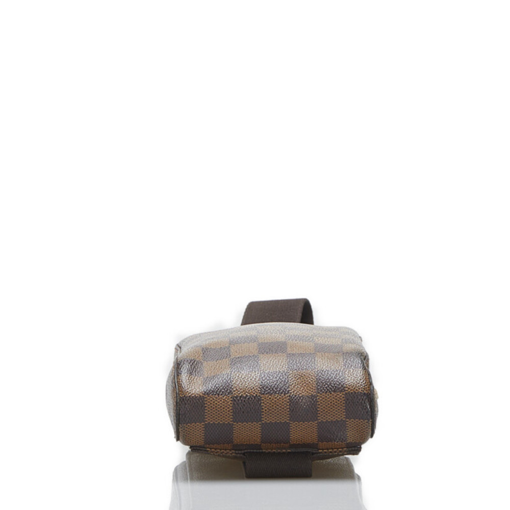 Geronimo leather crossbody bag Louis Vuitton Brown in Leather