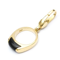 Bvlgari Tronchetto Charm Yellow Gold (18K) No Stone Men,Women Fashion Pendant Necklace (Gold)