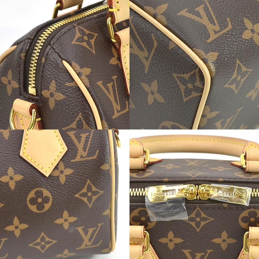 Louis Vuitton Speedy 20 Bandouliere Monogram Top Handle Crossbody Shoulder  Bag