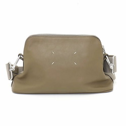 Maison Margiela MAISON MARGIELA 5AC Shoulder Bag Leather/Canvas Greige S55WG0215 Numbering Label Clutch Body
