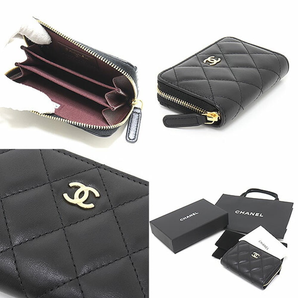 Shop CHANEL Classic Zipped Coin Purse (AP0216 Y01588 C3906) by MINI's