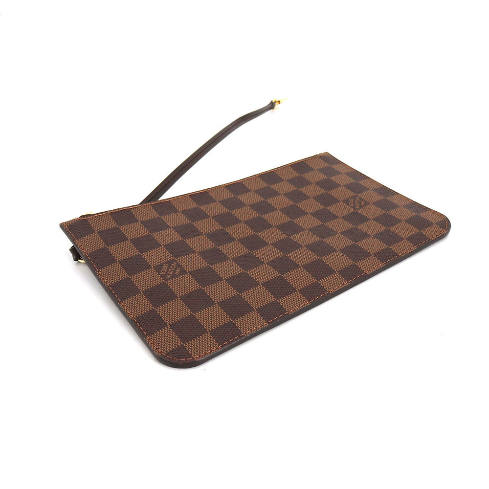 Louis Vuitton LOUIS VUITTON Damier Accessories Pouch Ebene Gold Metal  Accessoires