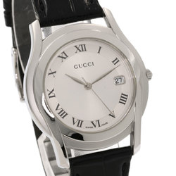 Gucci 5500M Watch Stainless Steel/Leather Men's GUCCI