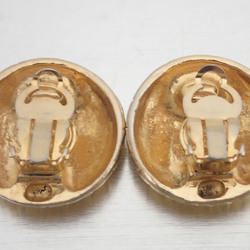 Chanel CHANEL earrings logo metal gold ladies