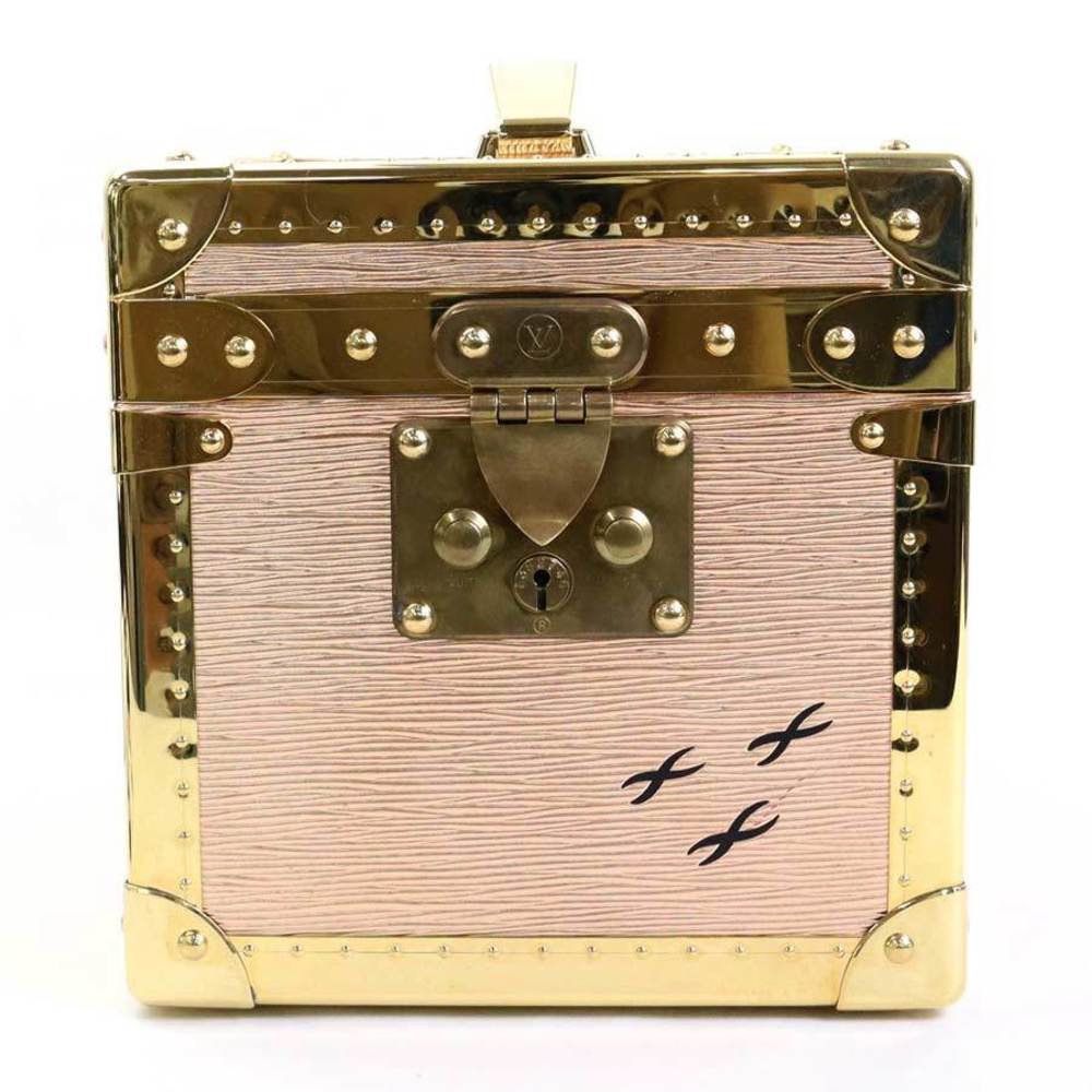 Louis Vuitton LOUIS VUITTON Make Box Trunk Epi Bowat Flacon Leather/Epi  Pink Gold Unisex