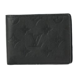 LOUIS VUITTON Louis Vuitton Portefeuille Multiple Bifold Wallet M62901 Monogram Shadow Noir Black