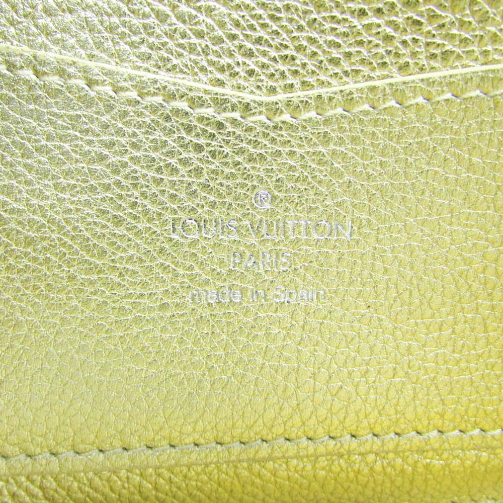 Louis Vuitton Zippy Lock Me Japan Limited M63816 Women's Calf Leather Long  Wallet (bi-fold) Gold