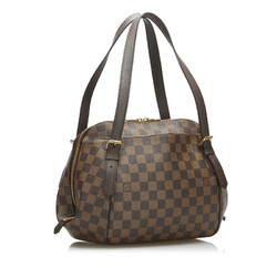 Louis Vuitton Damier Belem MM Handbag Shoulder Bag N51174 Brown PVC Leather Women's LOUIS VUITTON