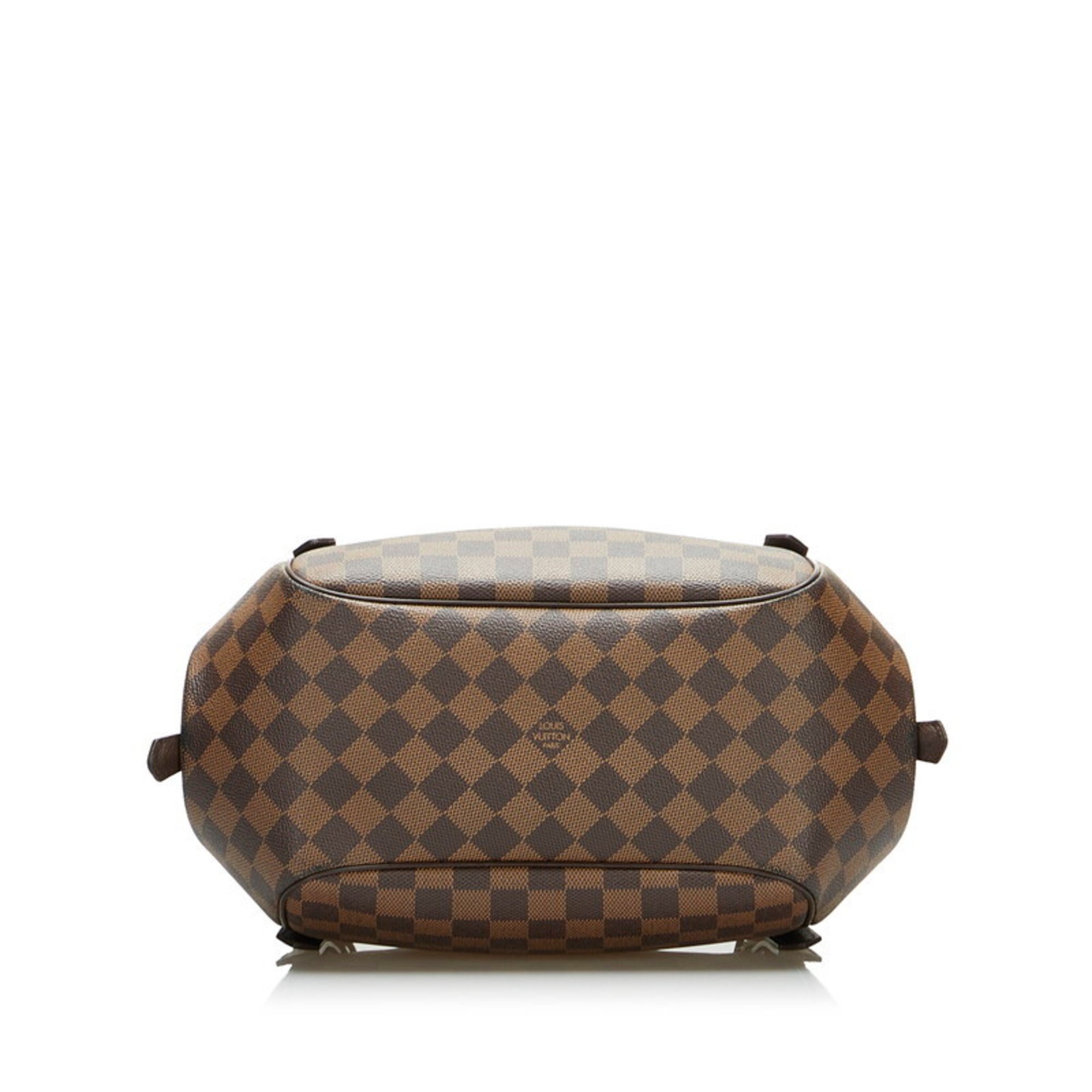 Louis Vuitton Damier Belem MM Handbag Shoulder Bag N51174 Brown PVC Leather Women's LOUIS VUITTON