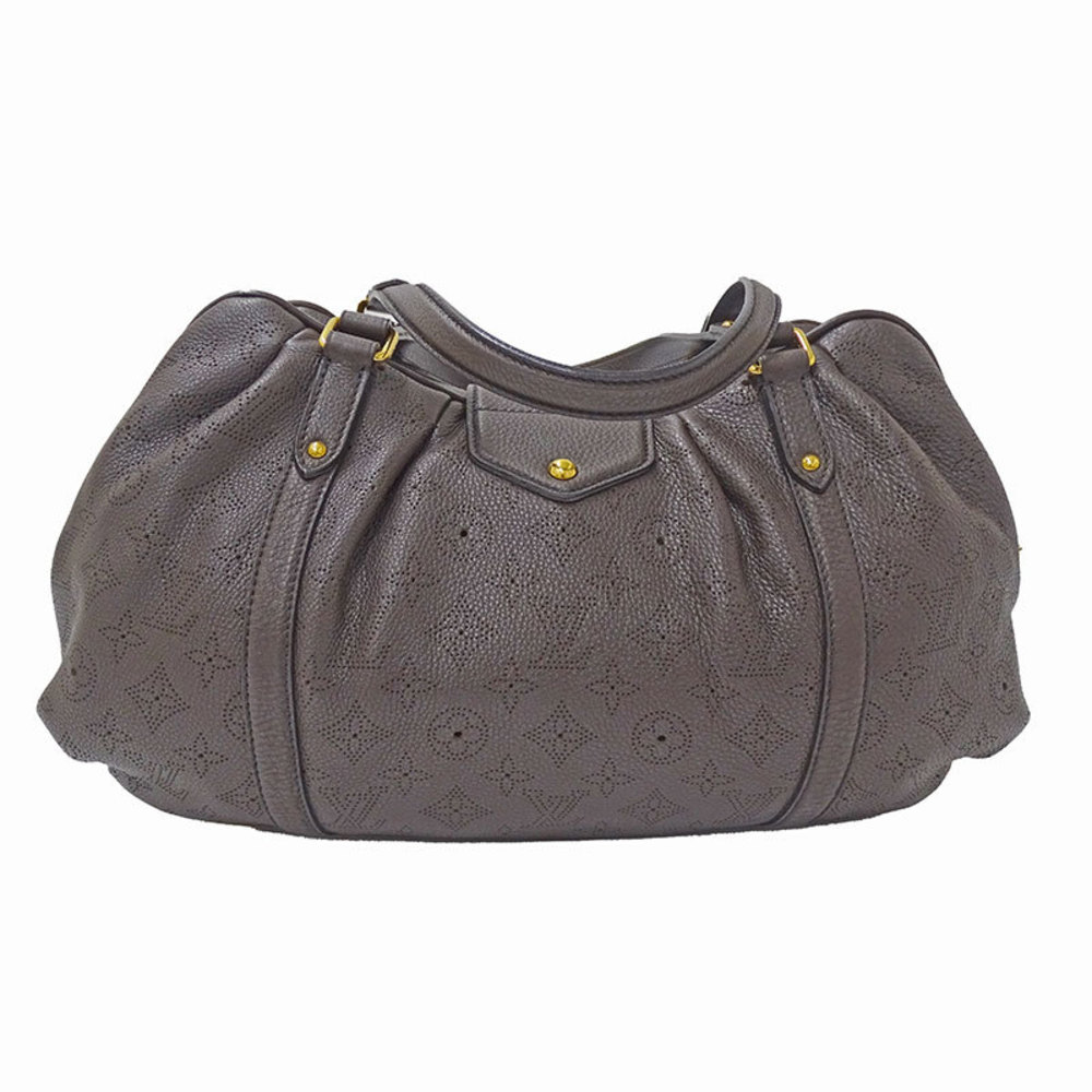 Louis Vuitton Black Mahina GM Handbag