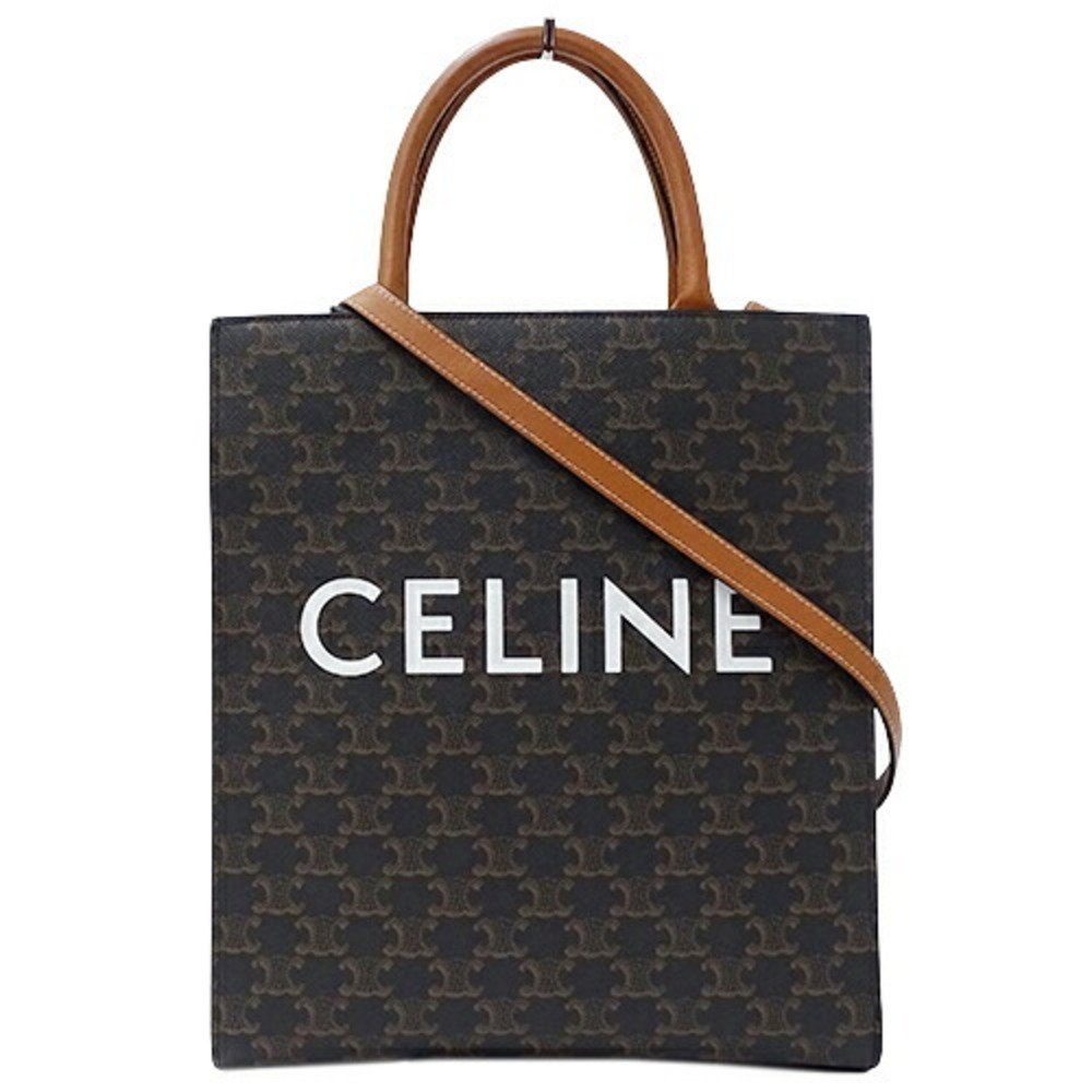 Celine Women Small Vertical Cabas Celine in Canvas with Celine